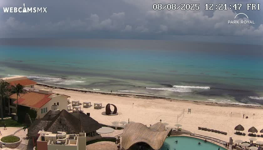 Cancún (Cancun) Playa Marlin Beach Live Cam - Benito Juarez, Quintana Roo, Mexico