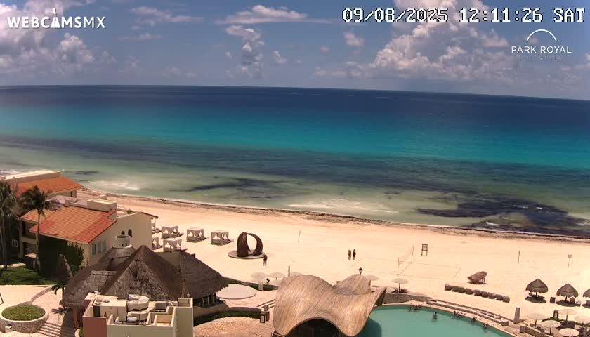 Cancún (Cancun) Playa Marlin Beach Live Cam - Benito Juarez, Quintana Roo, Mexico