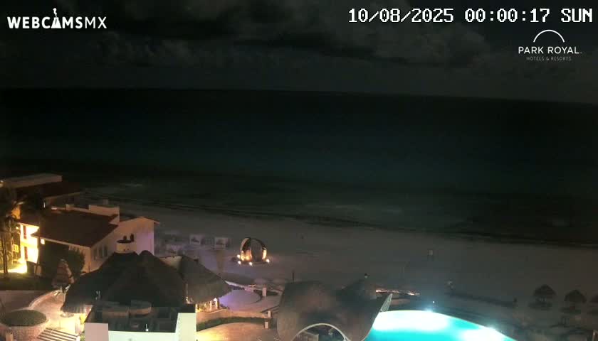Cancún (Cancun) Playa Marlin Beach Live Cam - Benito Juarez, Quintana Roo, Mexico