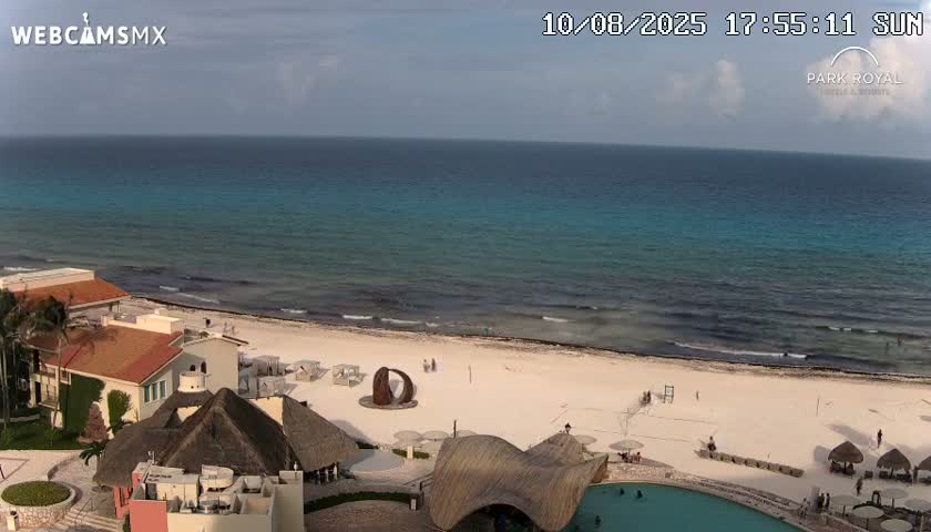 Cancún (Cancun) Playa Marlin Beach Live Cam - Benito Juarez, Quintana Roo, Mexico