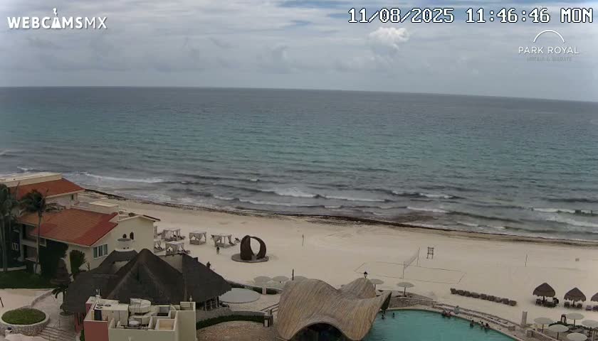 Cancún (Cancun) Playa Marlin Beach Live Cam - Benito Juarez, Quintana Roo, Mexico