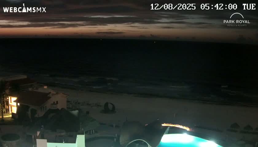 Cancún (Cancun) Playa Marlin Beach Live Cam - Benito Juarez, Quintana Roo, Mexico