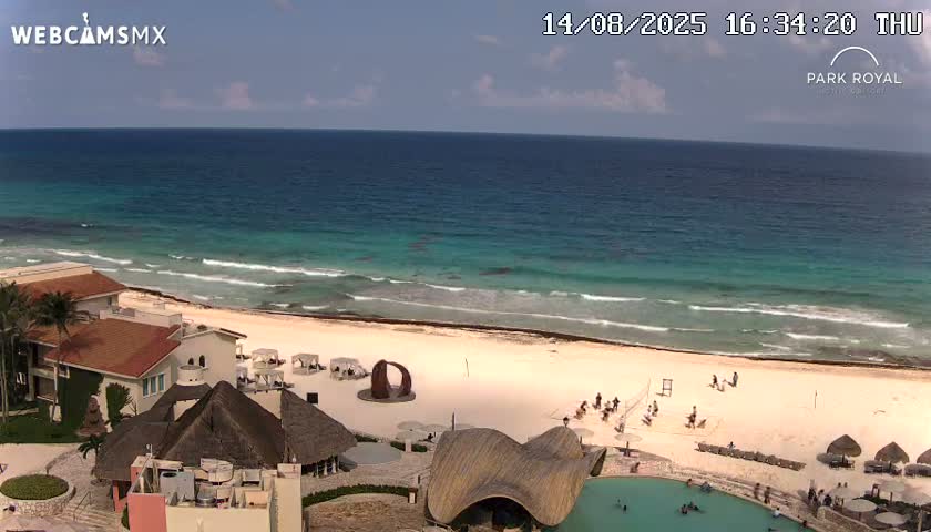 Cancún (Cancun) Playa Marlin Beach Live Cam - Benito Juarez, Quintana Roo, Mexico