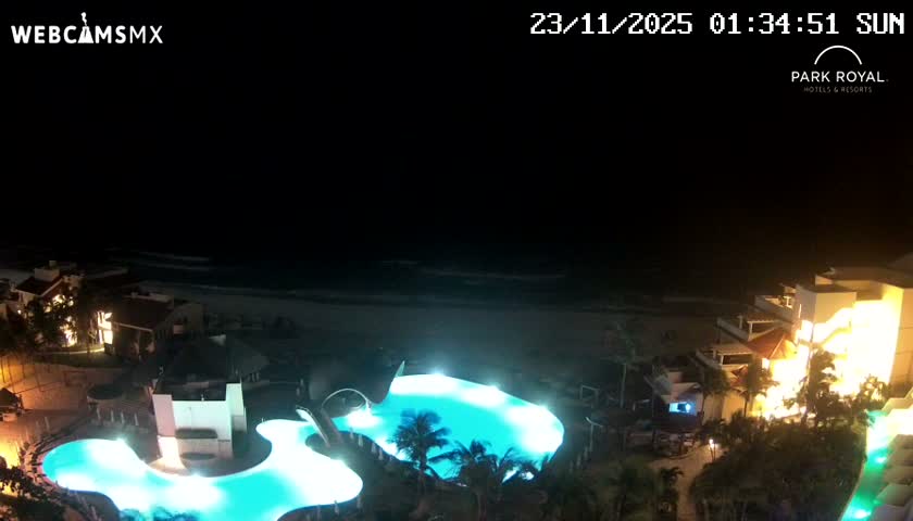 Cancún (Cancun) Playa Marlin Beach Live Cam - Benito Juarez, Quintana Roo, Mexico