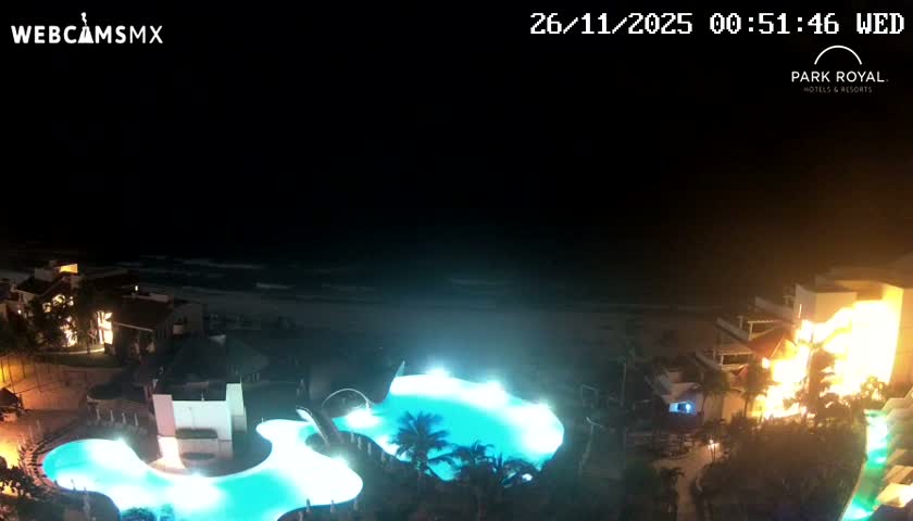 Cancún (Cancun) Playa Marlin Beach Live Cam - Benito Juarez, Quintana Roo, Mexico