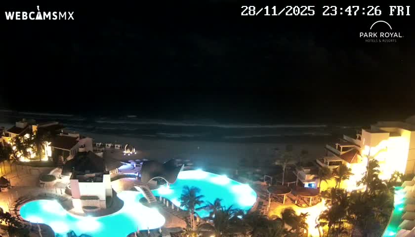 Cancún (Cancun) Playa Marlin Beach Live Cam - Benito Juarez, Quintana Roo, Mexico