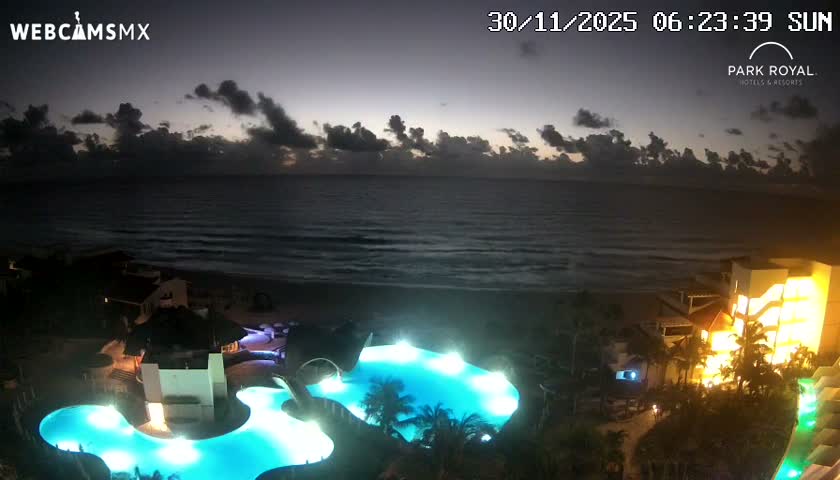Cancún (Cancun) Playa Marlin Beach Live Cam - Benito Juarez, Quintana Roo, Mexico