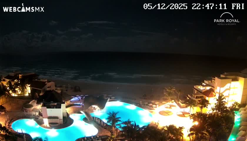 Cancún (Cancun) Playa Marlin Beach Live Cam - Benito Juarez, Quintana Roo, Mexico