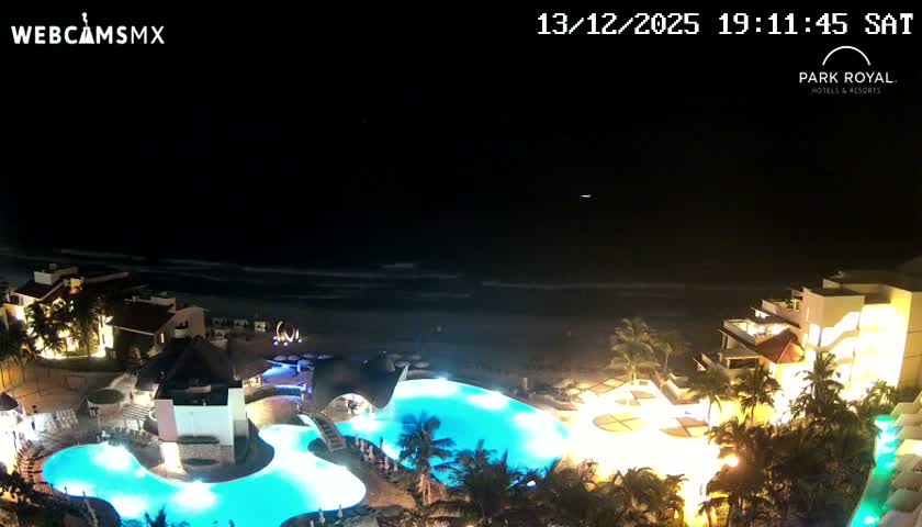 Cancún (Cancun) Playa Marlin Beach Live Cam - Benito Juarez, Quintana Roo, Mexico