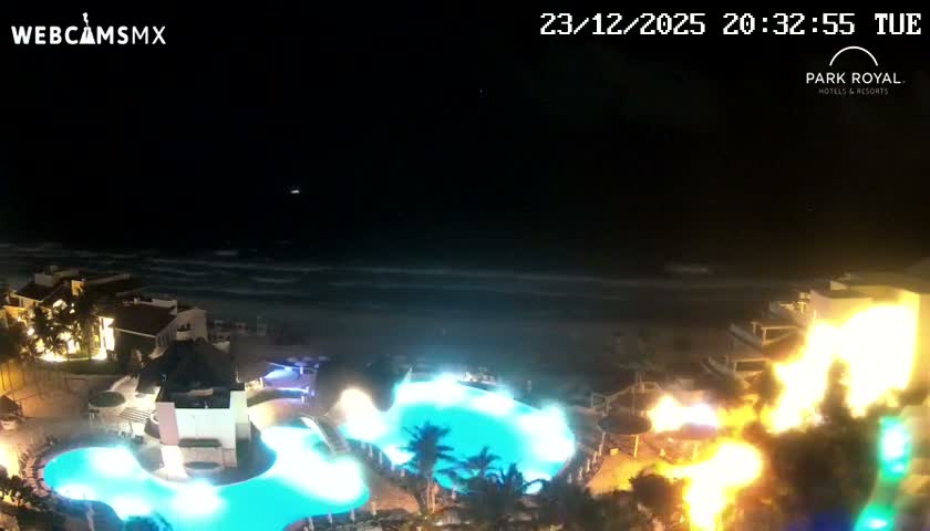 Cancún (Cancun) Playa Marlin Beach Live Cam - Benito Juarez, Quintana Roo, Mexico