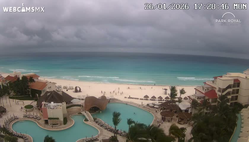 Cancún (Cancun) Playa Marlin Beach Live Cam - Benito Juarez, Quintana Roo, Mexico