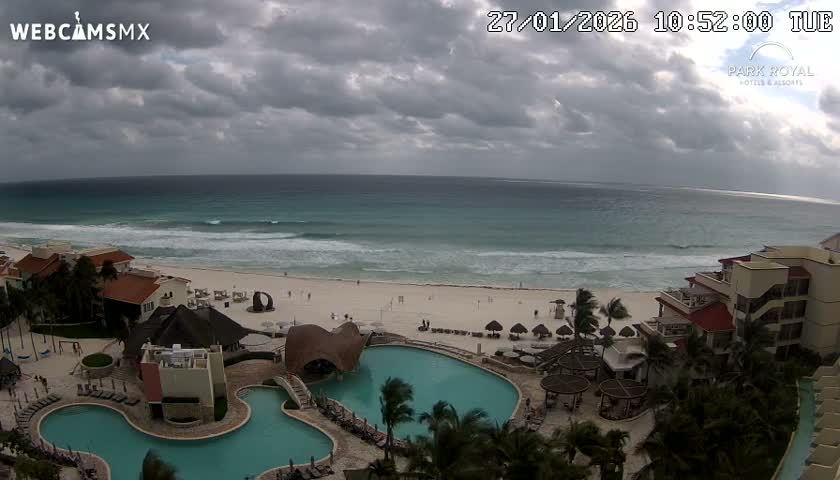 Cancún (Cancun) Playa Marlin Beach Live Cam - Benito Juarez, Quintana Roo, Mexico