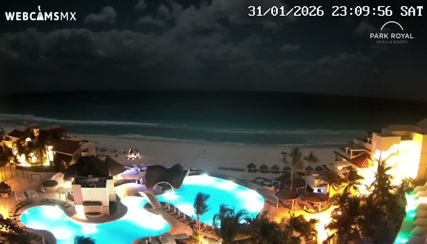 Cancún (Cancun) Playa Marlin Beach Live Cam - Benito Juarez, Quintana Roo, Mexico