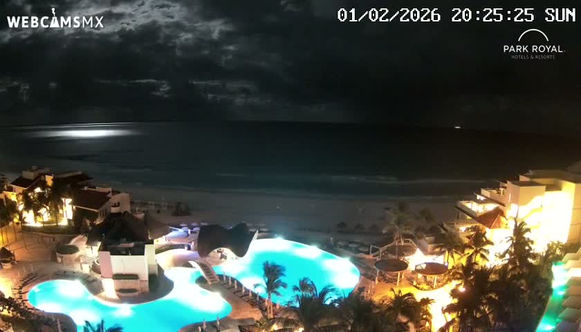 Cancún (Cancun) Playa Marlin Beach Live Cam - Benito Juarez, Quintana Roo, Mexico