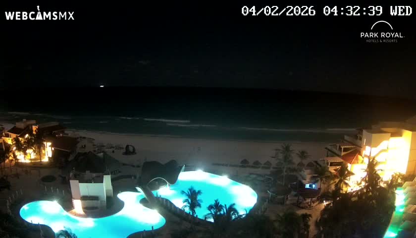 Cancún (Cancun) Playa Marlin Beach Live Cam - Benito Juarez, Quintana Roo, Mexico