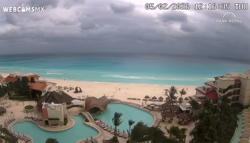Cancún (Cancun) Playa Marlin Beach Live Cam - Benito Juarez, Quintana Roo, Mexico