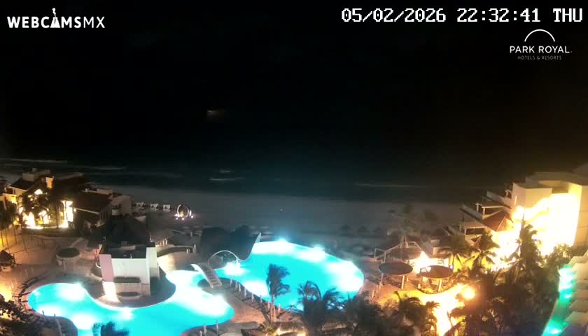 Cancún (Cancun) Playa Marlin Beach Live Cam - Benito Juarez, Quintana Roo, Mexico
