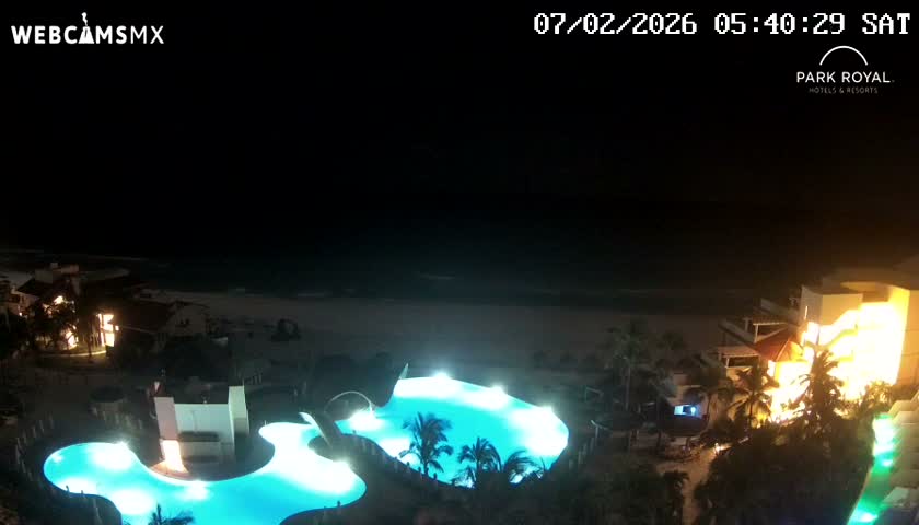Cancún (Cancun) Playa Marlin Beach Live Cam - Benito Juarez, Quintana Roo, Mexico