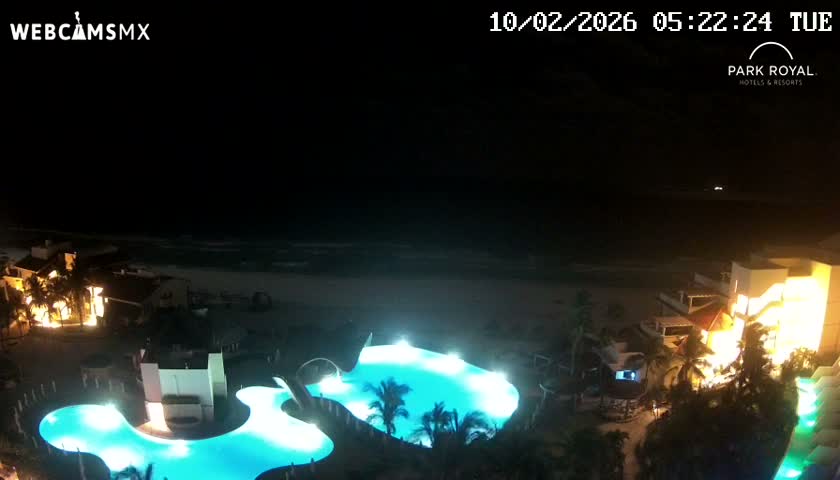 Cancún (Cancun) Playa Marlin Beach Live Cam - Benito Juarez, Quintana Roo, Mexico
