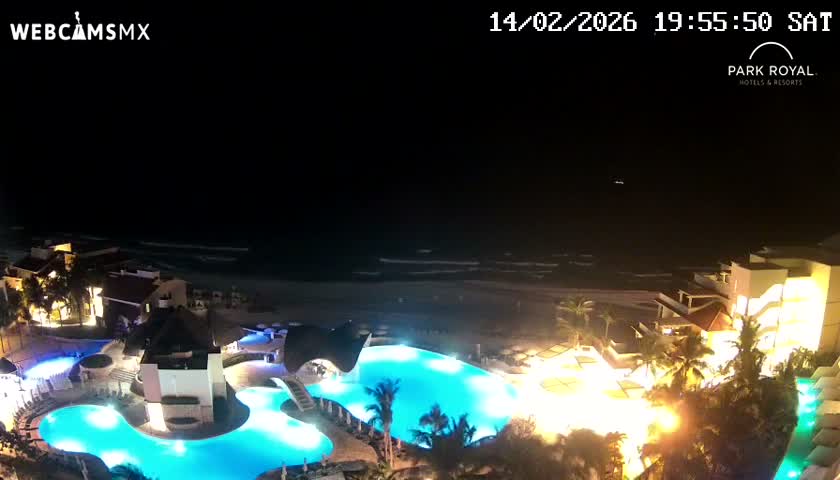Cancún (Cancun) Playa Marlin Beach Live Cam - Benito Juarez, Quintana Roo, Mexico