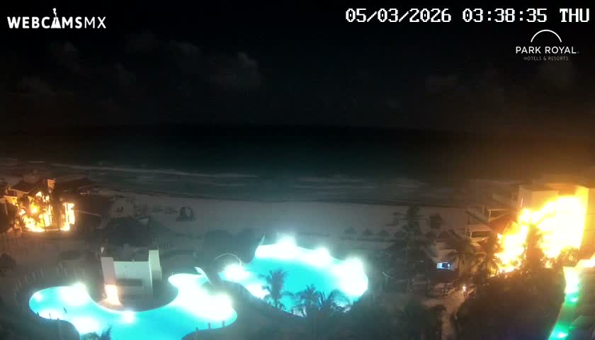Cancún (Cancun) Playa Marlin Beach Live Cam - Benito Juarez, Quintana Roo, Mexico