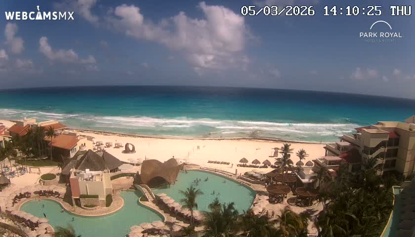 Cancún (Cancun) Playa Marlin Beach Live Cam - Benito Juarez, Quintana Roo, Mexico