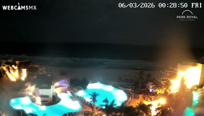 Cancún (Cancun) Playa Marlin Beach Live Cam - Benito Juarez, Quintana Roo, Mexico