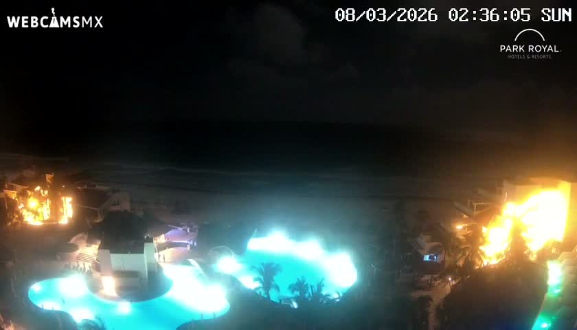 Cancún (Cancun) Playa Marlin Beach Live Cam - Benito Juarez, Quintana Roo, Mexico