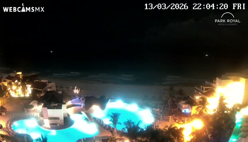 Cancún (Cancun) Playa Marlin Beach Live Cam - Benito Juarez, Quintana Roo, Mexico