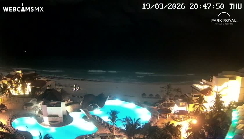 Cancún (Cancun) Playa Marlin Beach Live Cam - Benito Juarez, Quintana Roo, Mexico