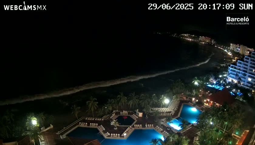 Ixtapa Zihuatanejo, Playa Ixtapa Beach live Cam - Zihuatanejo de Azueta, Guerrero, Mexico