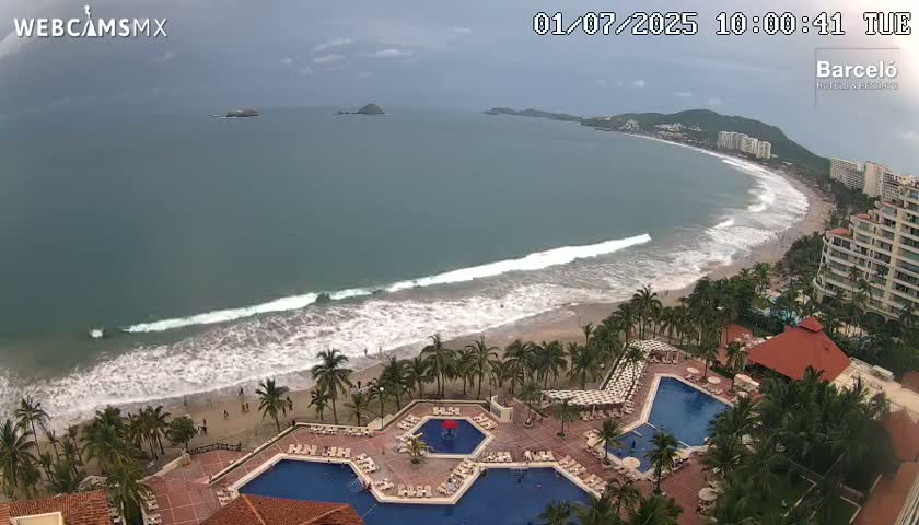 Ixtapa Zihuatanejo, Playa Ixtapa Beach live Cam - Zihuatanejo de Azueta, Guerrero, Mexico