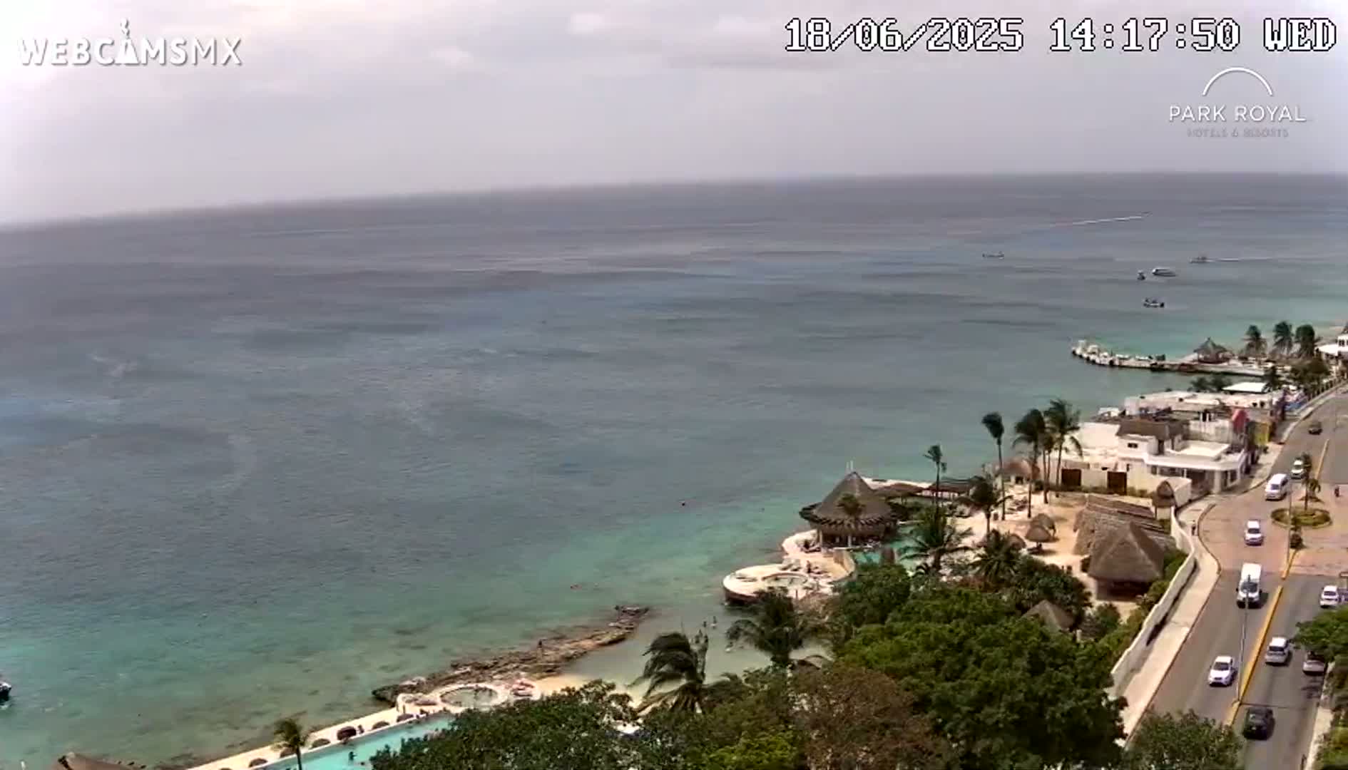 Cozumel Coast & City Skyline Live Cam - Municipio de Cozumel, Quintana Roo, Mexico