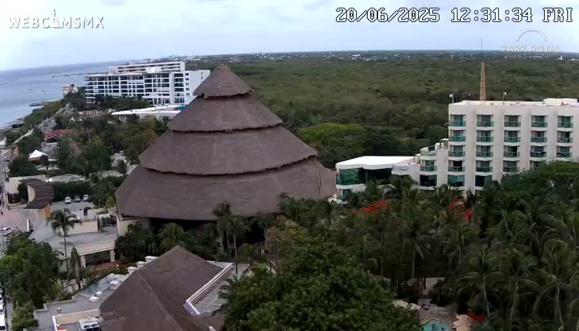 Cozumel Coast & City Skyline Live Cam - Municipio de Cozumel, Quintana Roo, Mexico