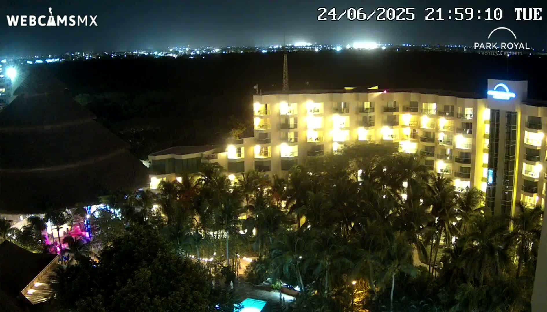 Cozumel Coast & City Skyline Live Cam - Municipio de Cozumel, Quintana Roo, Mexico