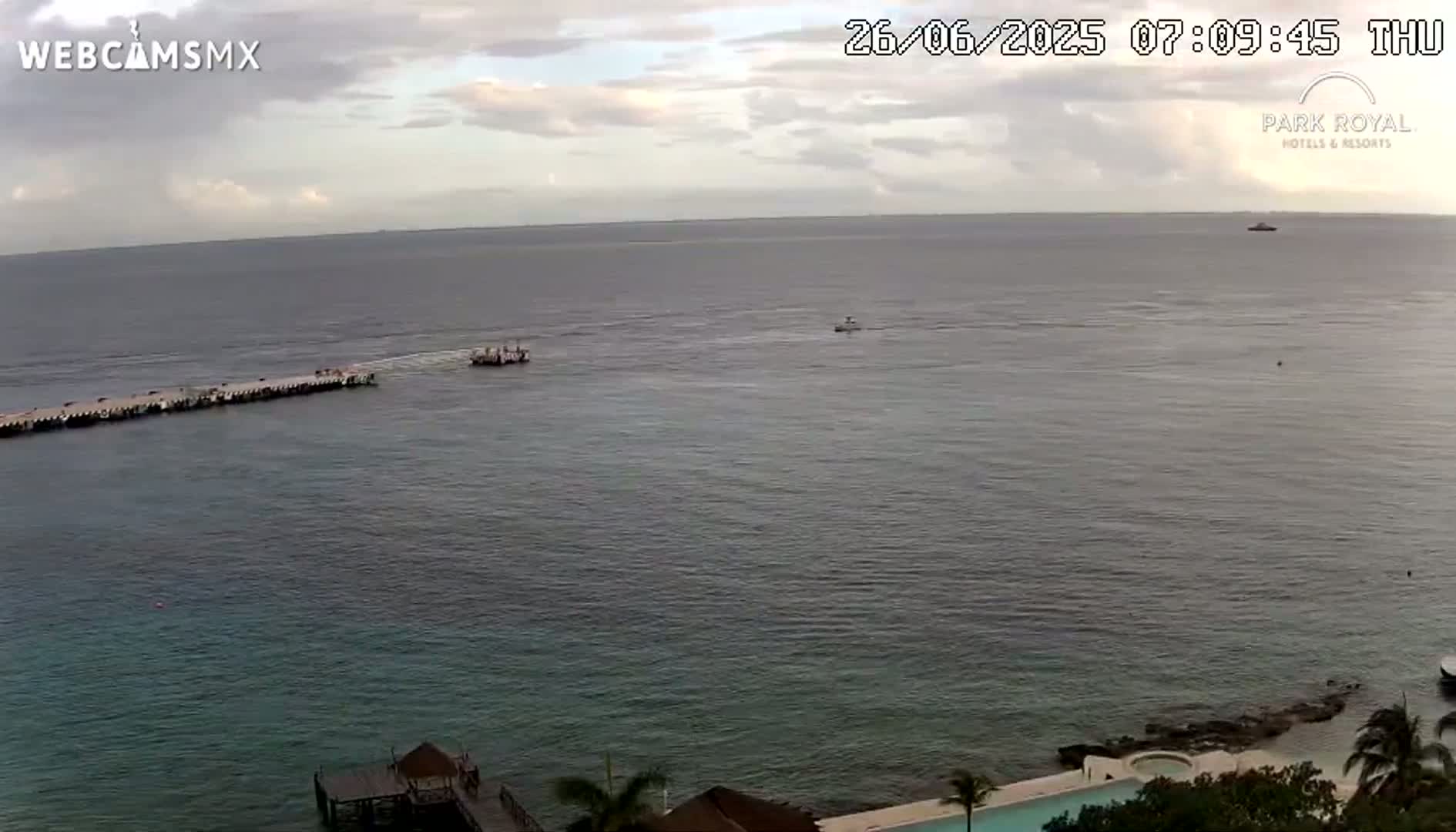 Cozumel Coast & City Skyline Live Cam - Municipio de Cozumel, Quintana Roo, Mexico