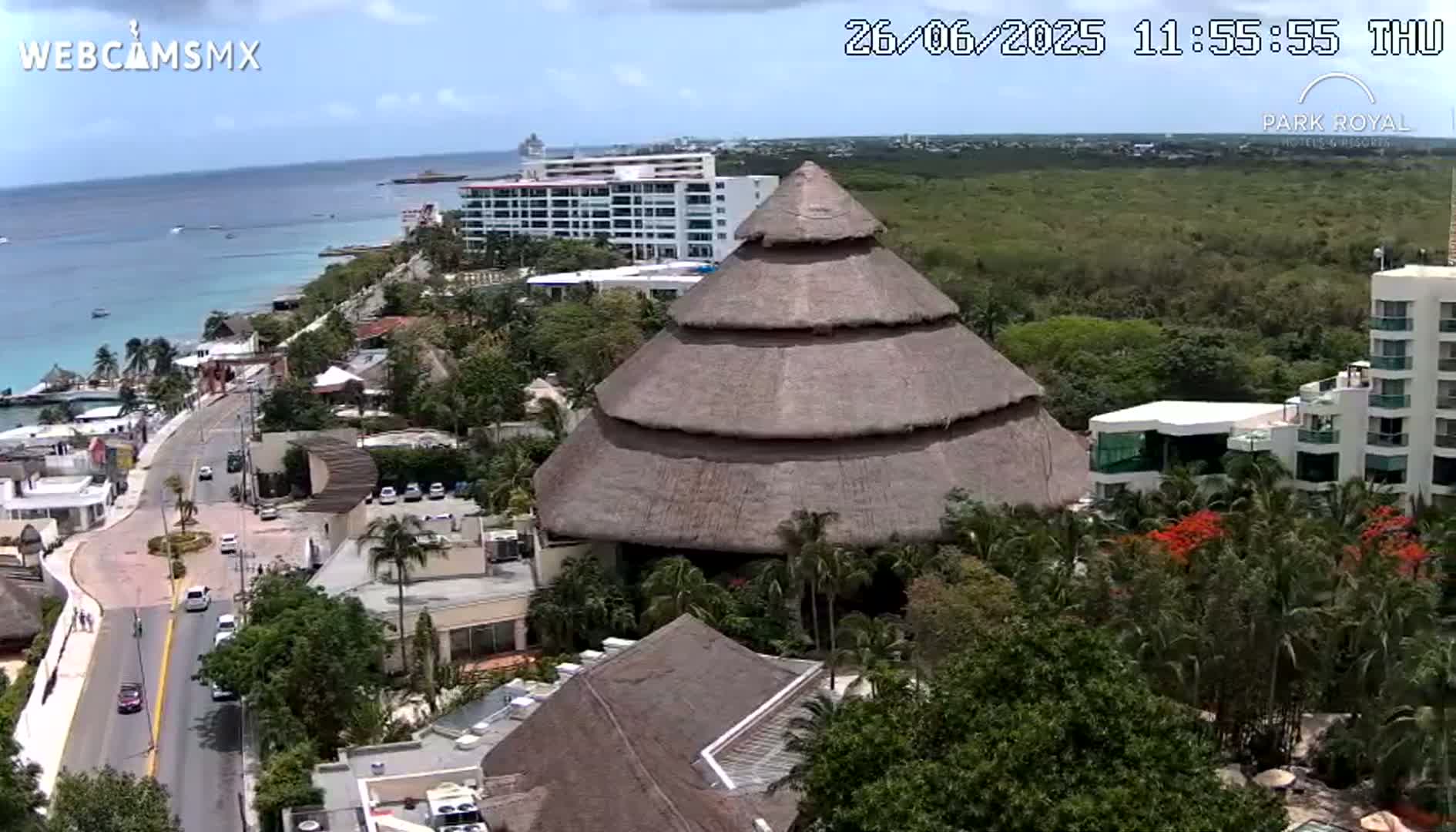 Cozumel Coast & City Skyline Live Cam - Municipio de Cozumel, Quintana Roo, Mexico