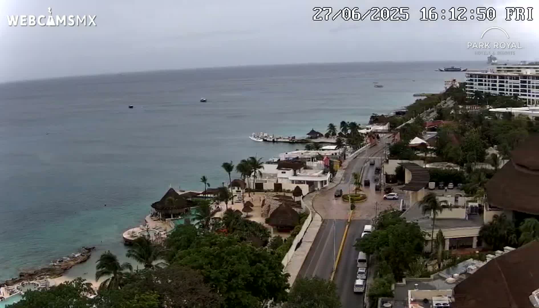 Cozumel Coast & City Skyline Live Cam - Municipio de Cozumel, Quintana Roo, Mexico