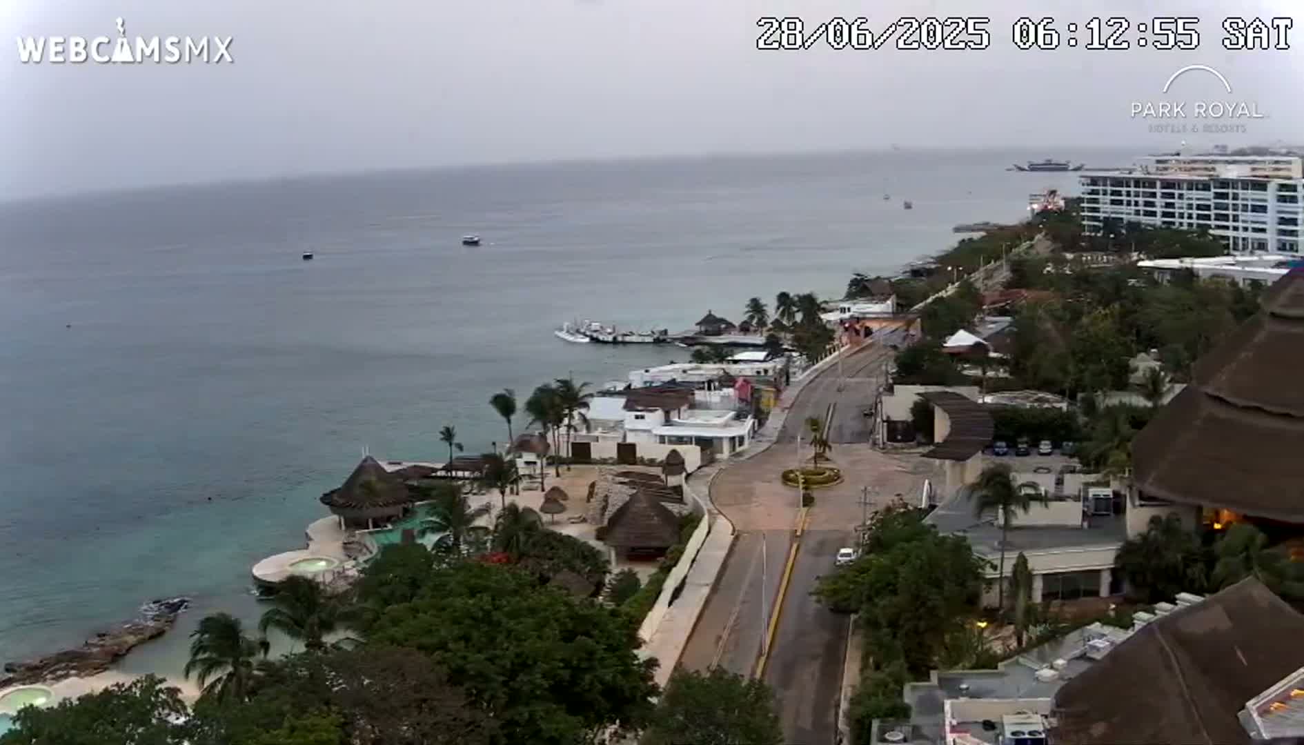Cozumel Coast & City Skyline Live Cam - Municipio de Cozumel, Quintana Roo, Mexico