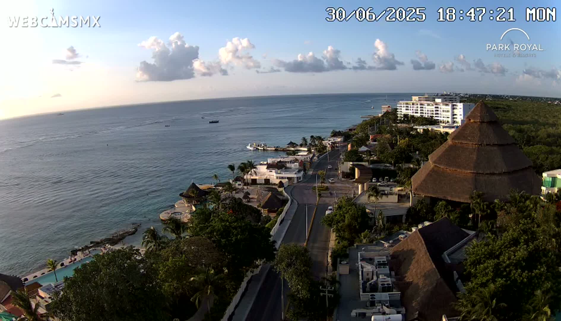 Cozumel Coast & City Skyline Live Cam - Municipio de Cozumel, Quintana Roo, Mexico