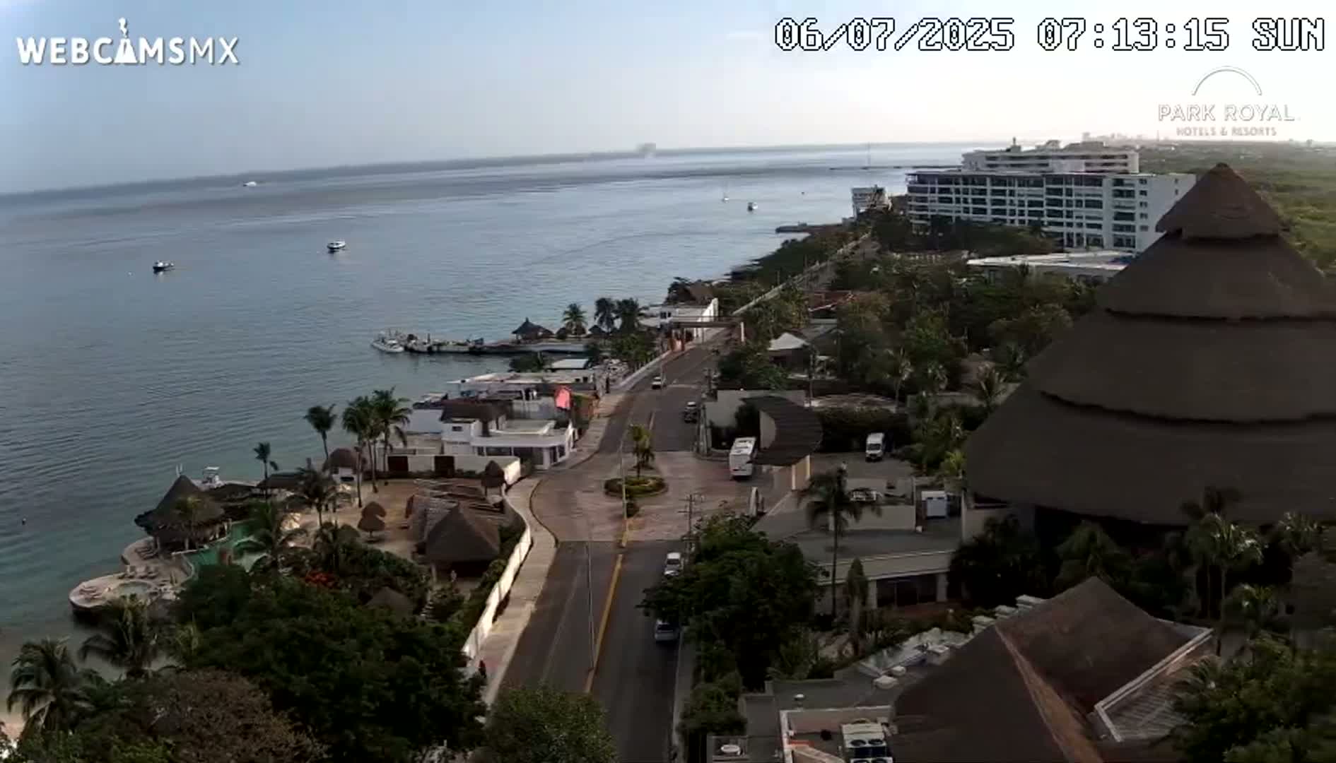 Cozumel Coast & City Skyline Live Cam - Municipio de Cozumel, Quintana Roo, Mexico