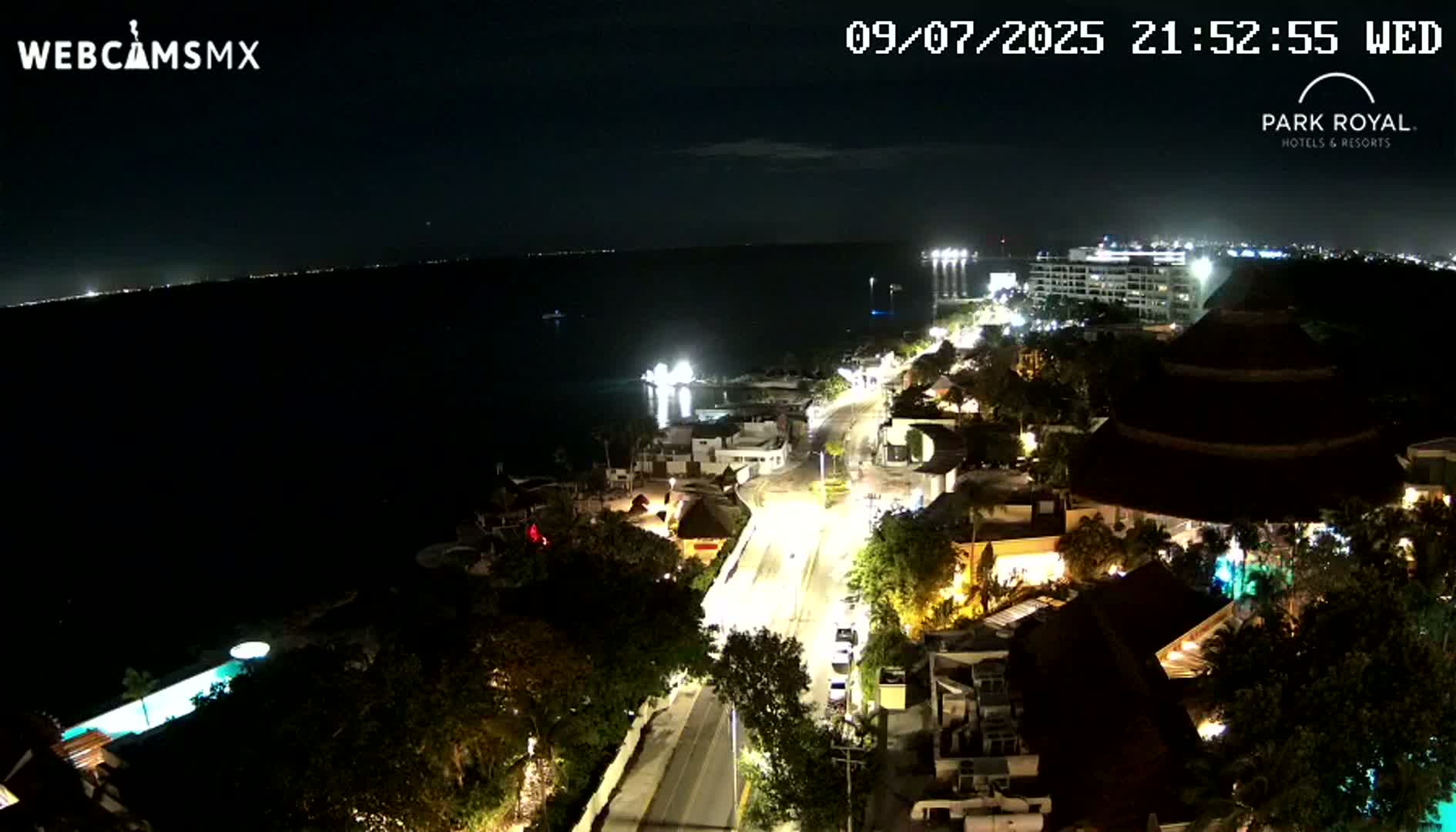 Cozumel Coast & City Skyline Live Cam - Municipio de Cozumel, Quintana Roo, Mexico