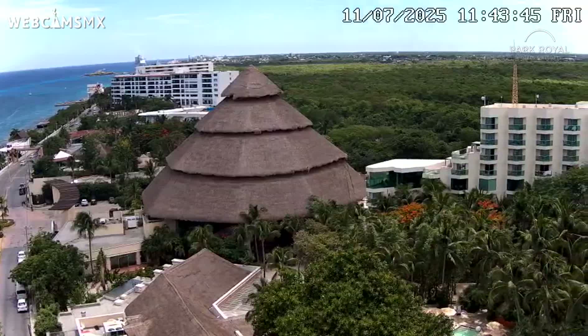 Cozumel Coast & City Skyline Live Cam - Municipio de Cozumel, Quintana Roo, Mexico