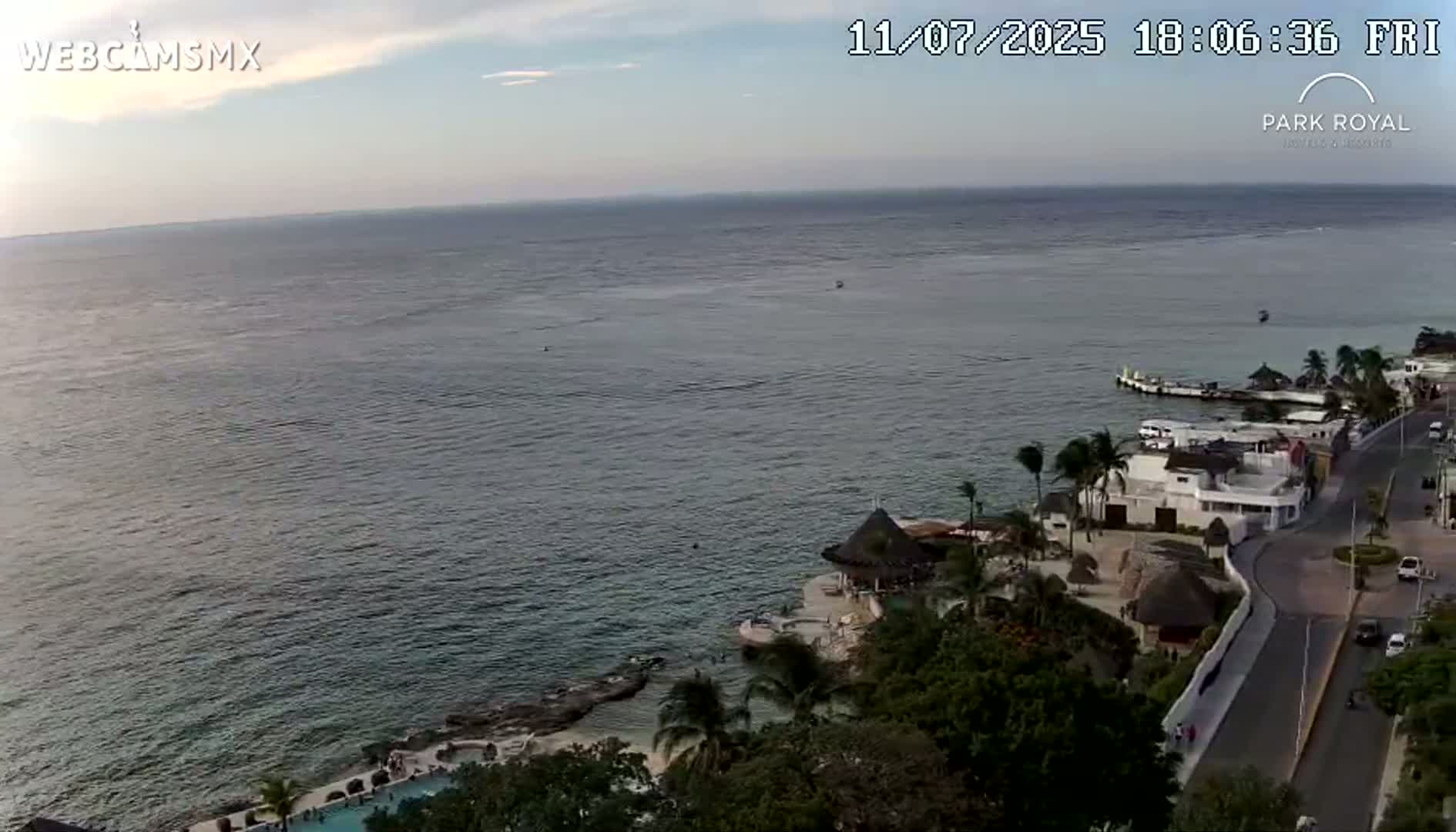 Cozumel Coast & City Skyline Live Cam - Municipio de Cozumel, Quintana Roo, Mexico