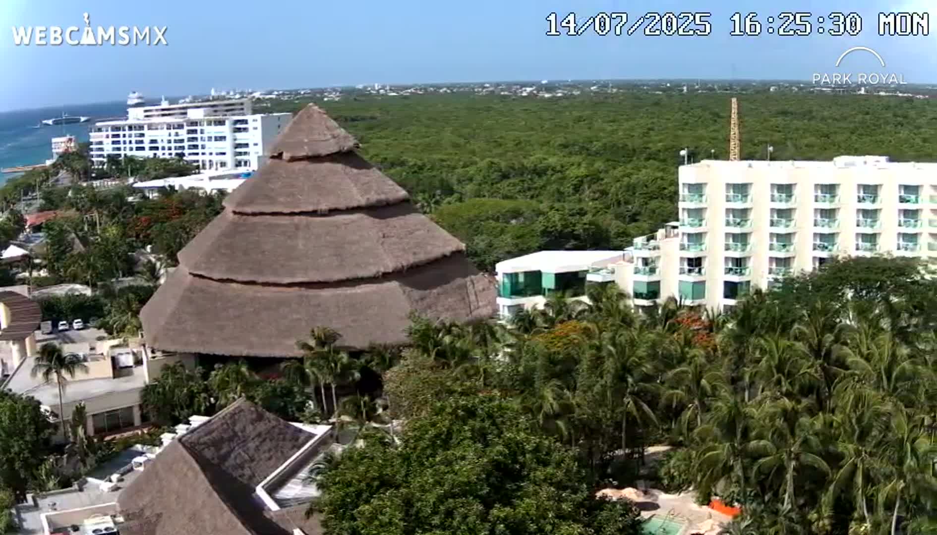 Cozumel Coast & City Skyline Live Cam - Municipio de Cozumel, Quintana Roo, Mexico