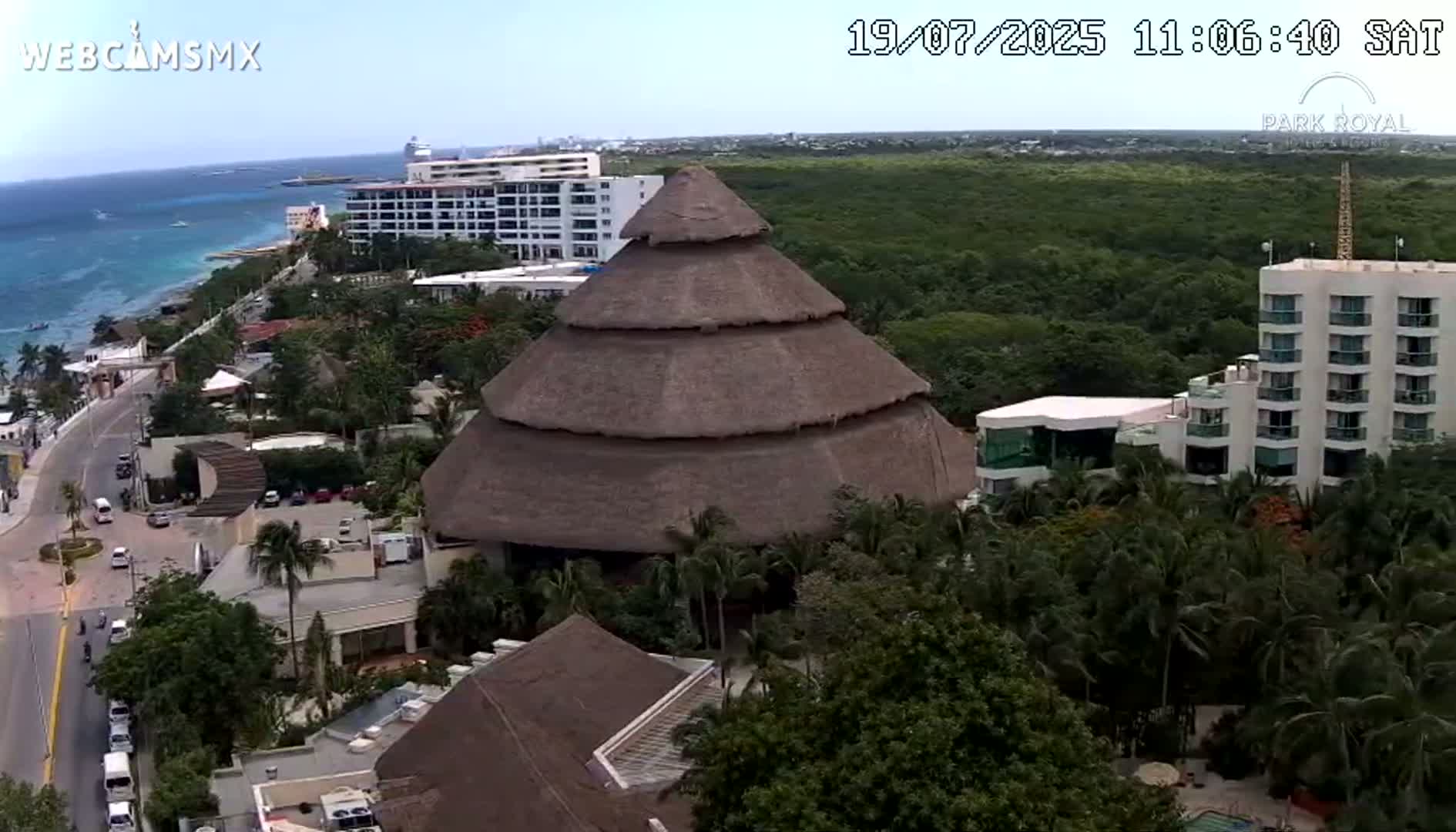 Cozumel Coast & City Skyline Live Cam - Municipio de Cozumel, Quintana Roo, Mexico