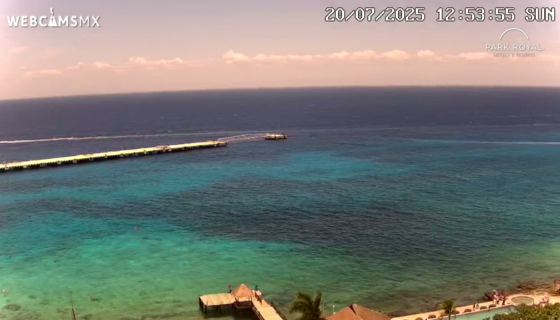 Cozumel Coast & City Skyline Live Cam - Municipio de Cozumel, Quintana Roo, Mexico