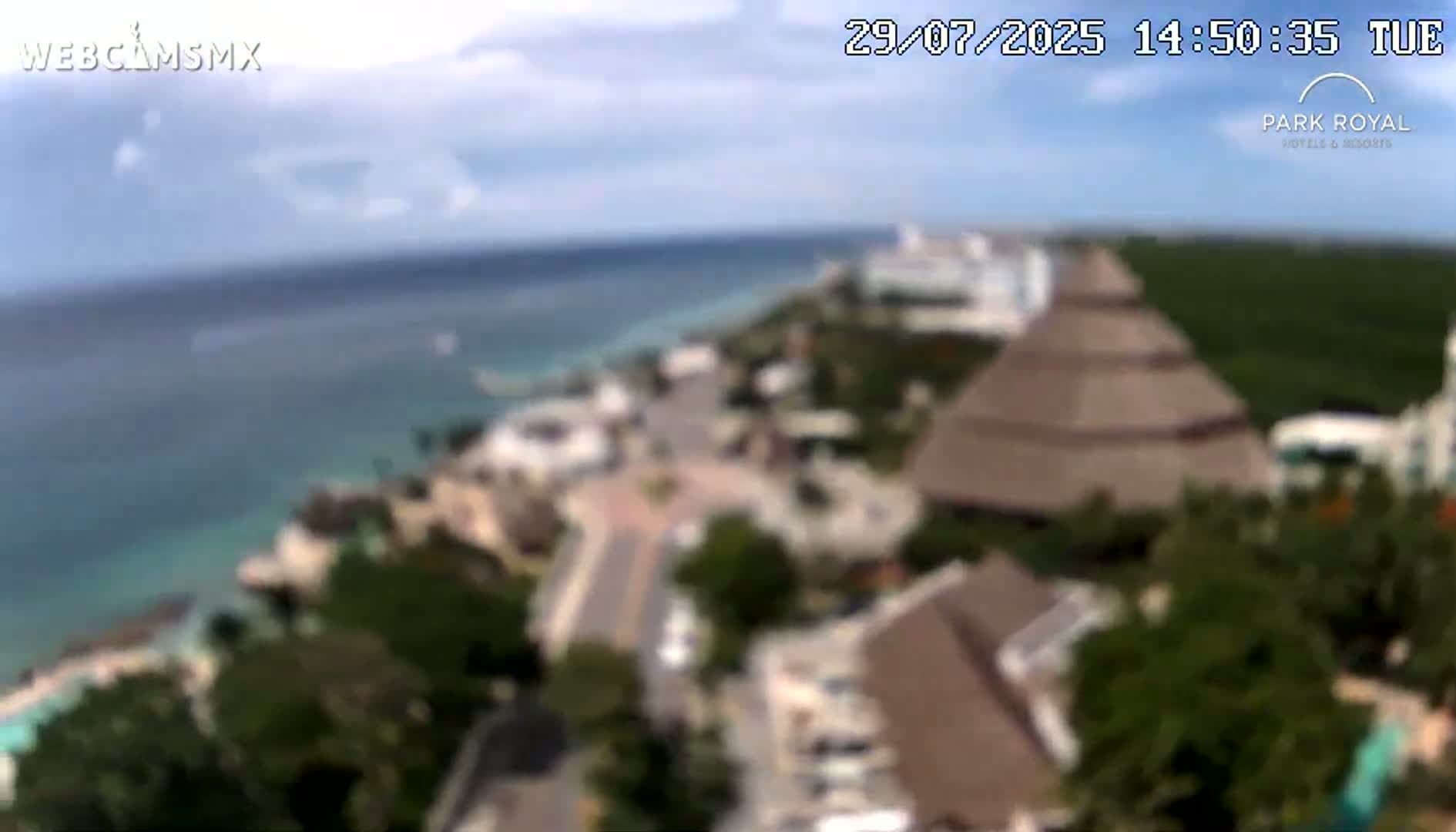 Cozumel Coast & City Skyline Live Cam - Municipio de Cozumel, Quintana Roo, Mexico