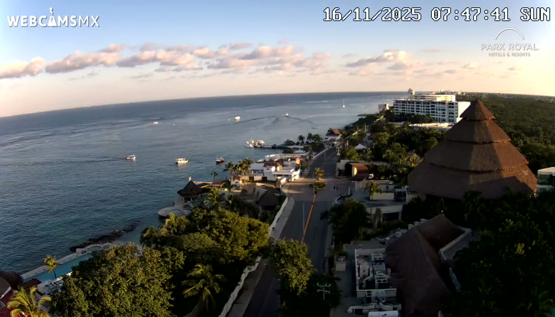 Cozumel Coast & City Skyline Live Cam - Municipio de Cozumel, Quintana Roo, Mexico