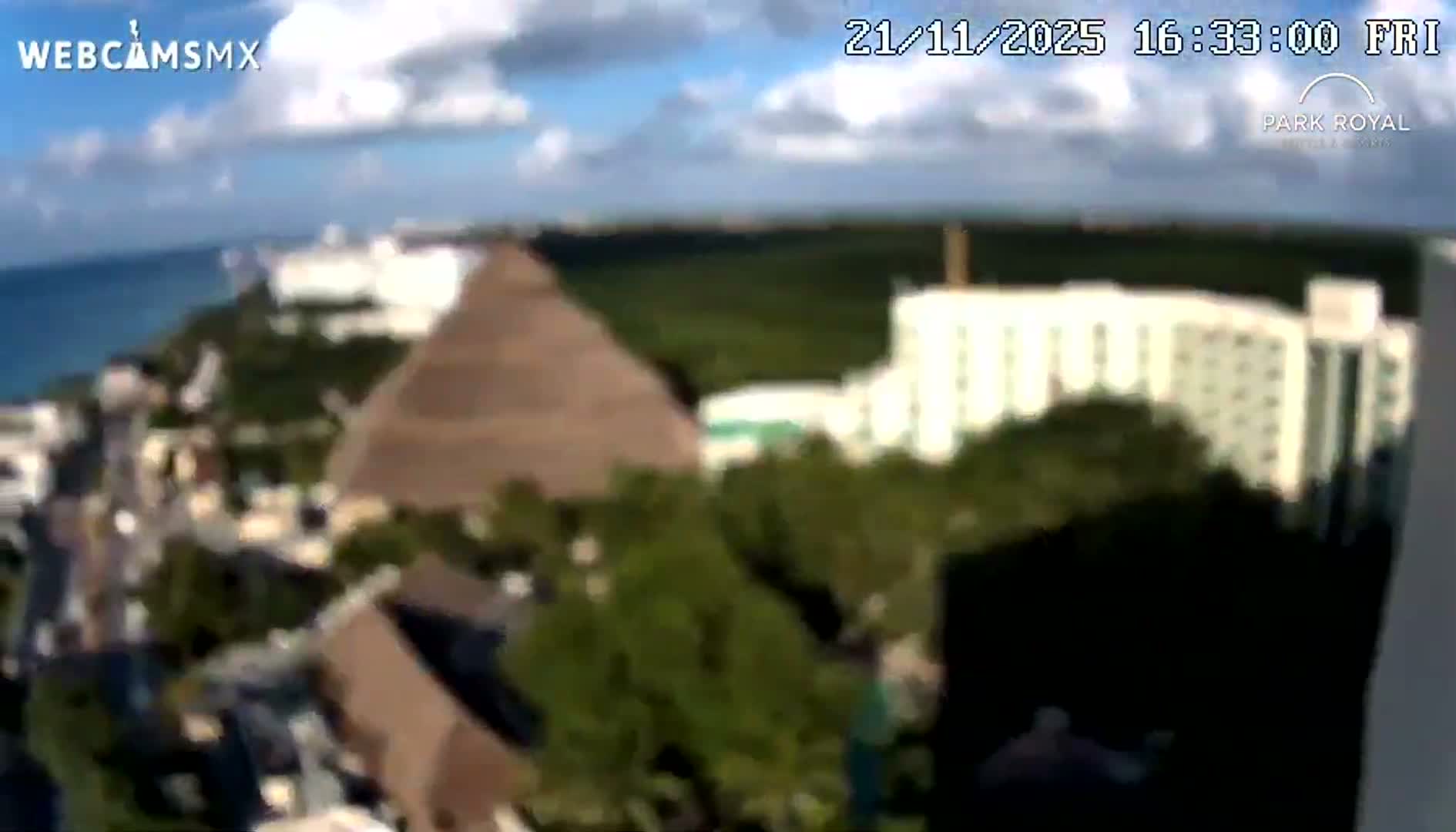 Cozumel Coast & City Skyline Live Cam - San Mugiel de Cozumel, Municipio de Cozumel, Quintana Roo, Mexico